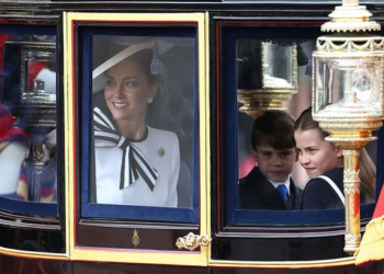 Catherine, Princess of Wales, made her first public appearance since her cancer diagnosis, attending a military parade in central London to mark King Charles III's official birthday. As she is widely known, Kate Middleton rode in a carriage with her three children and later watched the proceedings from a viewing point.