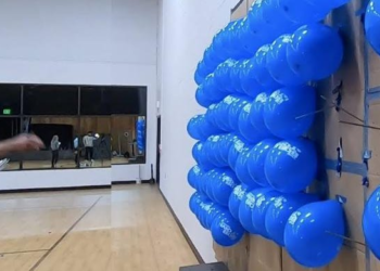 Watch: Idaho man throws chopsticks to burst  balloons, sets his 180th world record