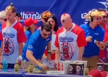 Nathan’s Famous hot dog contest