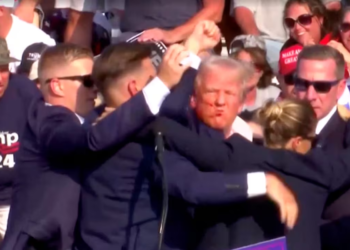 What was Biden’s first reaction to the Trump rally shooting incident?