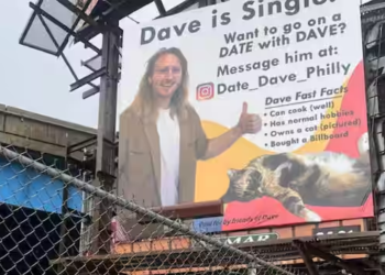 Pennsylvania: ‘Single man’ rents billboard for $1,000 to find a date