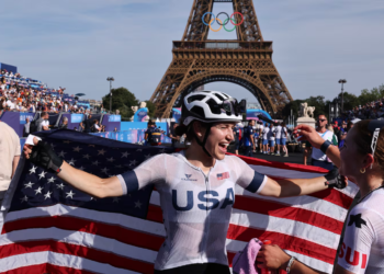 Paris 2024: Harvard graduate wins gold for U.S. in a sport she picked up just six years ago for fun