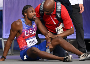 Noah Lyles competed in the Olympic 200m with COVID-19 and won Bronze