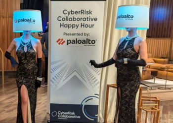California-based cybersecurity firm faces backlash after 'sexist' hostess lampshade outfits photo goes viral