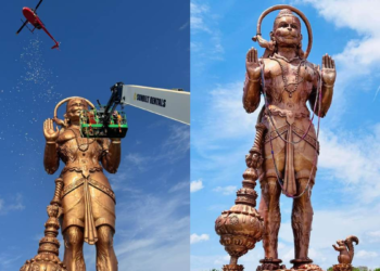 The Statue of Union: Texas unveils 90-foot Hanuman statue, the third tallest sculpture in the U.S.