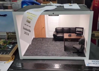 Kentucky State Fair miniature contest winner stirs debate with porn set replica