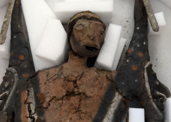 Sacred human relics trafficked as art to New York return home to Vanuatu with help from the FBI
