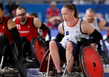 Meet Sarah Adam: Breaking barriers as the first woman on the U.S. wheelchair rugby team