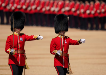 Buckingham Palace guard’s distinctive bearskin caps under fire by animal rights group—Here’s why