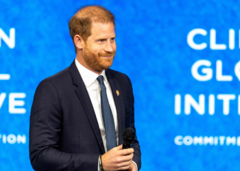 Prince Harry’s hour-long celebrity tattoo parlour visit in NYC flanked by NYPD security