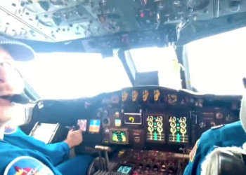 Brave pilots fly into 140-mph Hurricane Helene in daring mission