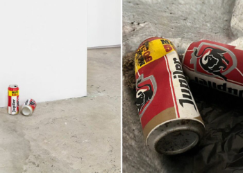 Museum staff mistakenly throws beer can artwork in bin, later recovered