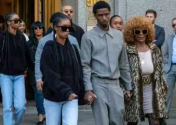 Sean “Diddy” Combs seen walking to courthouse in prison clothes