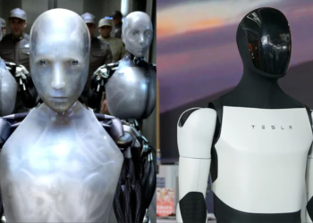 Director mocks Elon Musk's Robotaxi and Optimus for copying designs from Will Smith starrer I, Robot