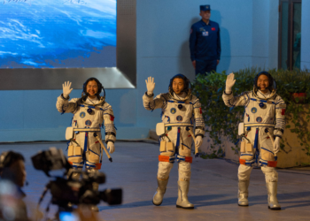 China launches youngest astronaut crew to its space station