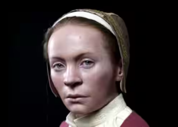 Archaeologists reconstruct face of 'vampire Zosia' buried with iron sickle across her neck nearly 400 years ago