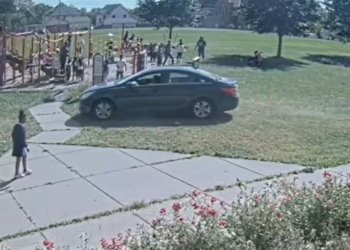 Minnesota boy, 10, arrested for driving stolen car into playground full of children