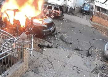 Watch: Parked car with gas cylinders inside explodes on NYC street, damaging homes and vehicles