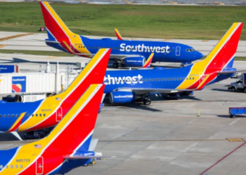 Over 100 passengers evacuated from Southwest flight after phone battery sparks fire