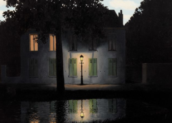 René Magritte’s rare painting L’Empire des Lumières sells for $121 million, setting surrealist auction record