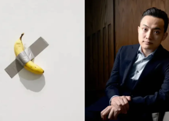 Crypto mogul buys duct-taped banana for $6.2 million and vows to eat it