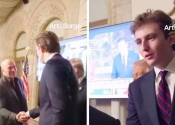 Watch video: Barron Trump’s voice heard for the first time in 15 years