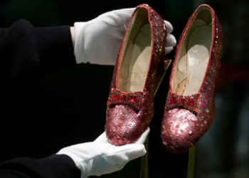 Stolen ruby slippers from 'The Wizard of Oz' sell for record $28 million at auction