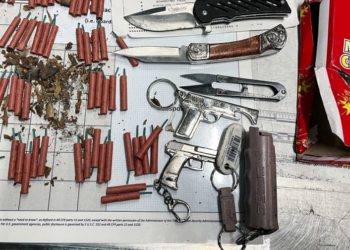 TSA uncovers 82 fireworks, 3 knives, and 2 replica firearms in Philly-bound woman’s bag at LAX