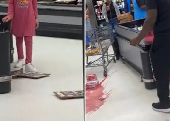 Watch: Child has meltdown at Walmart, smashes products while shoppers watch helplessly, sparks nationwide parenting debate
