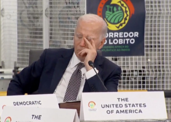 Watch: Biden appears to doze off during crucial meeting with African leaders in Angola
