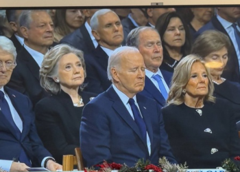 Was Joe Biden ‘sleeping’ at Jimmy Carter’s funeral? Expert analysis debunks viral claims