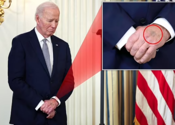 Watch: Purple ‘bruise’ on Joe Biden’s hand during White House event sparks speculation