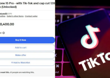 iPhone with preinstalled TikTok and CapCut selling for $5 million in the US