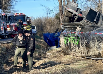 Tanker with gallons of liquid chocolate overturns in Tennessee, creating sticky emergency