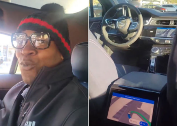 Watch: LA entrepreneur nearly misses flight after getting trapped in robotaxi