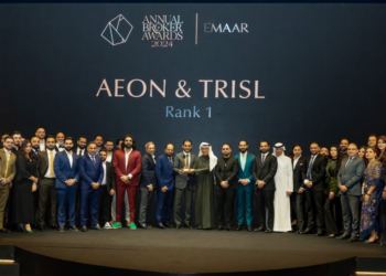 Aeon & Trisl Group makes history, secures the No. 1 spot at Emaar Awards for second consecutive year and sixth consecutive quarter with record-breaking sales performance