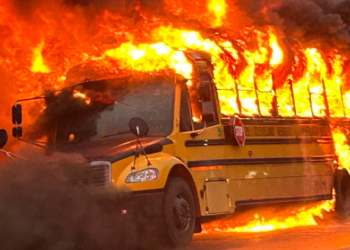 Ohio school bus catches fire, driver saves students in seconds – WATCH