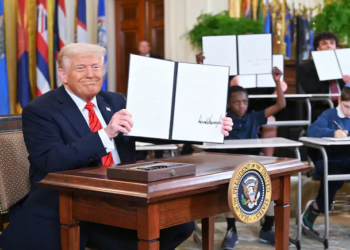 Trump signs executive order to "eliminate" Department of Education