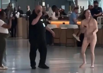 Watch: Naked woman stabs, bites victim at Dallas Fort Worth Airport, on camera