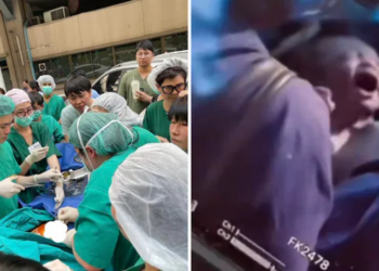 Watch: Doctors deliver baby on Bangkok street amid earthquake chaos