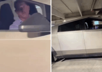In a viral video, Perry Greene can be seen verbally abusing the three women.(X/@ceolawyer)