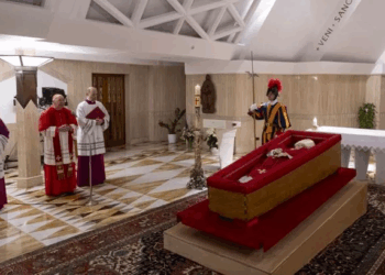 Vatican releases photo of Pope Francis in coffin ahead of funeral