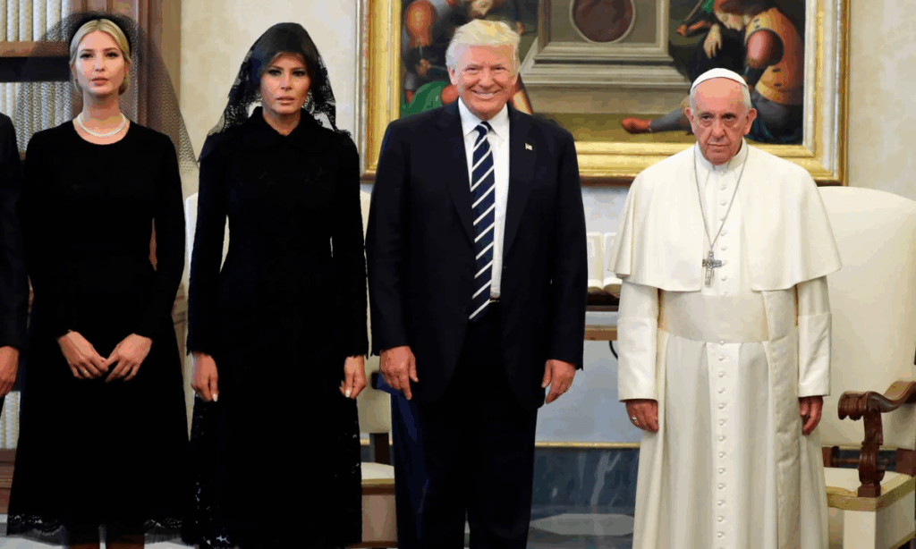 US president jokes about papal aspirations as Catholic Church prepares for new leader