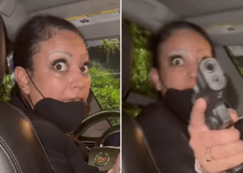Video shows Uber driver pointing gun at passengers in Florida; investigation launched