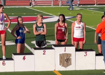 Watch: California teen female athlete poses on first-place podium after finishing second to trans athlete