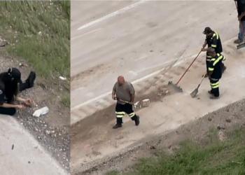 Truck overturns on Texas highway, spilling $800,000 in dimes and causing traffic chaos