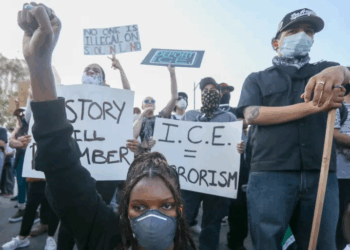 ICE protest