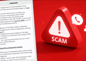 Ohio BMV Warns of Text Message Scam Threatening License Suspension