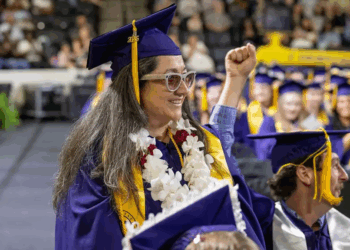Against All Odds: Blind Mother of Five Graduates College With Honors With Loyal Dog At Her Side