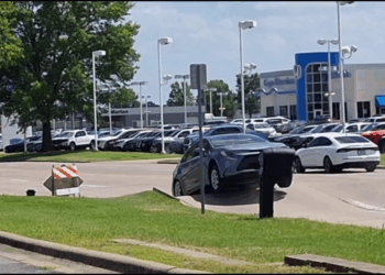 Watch: Extreme Heat Sends Car Flying After Road Buckles in Missouri
